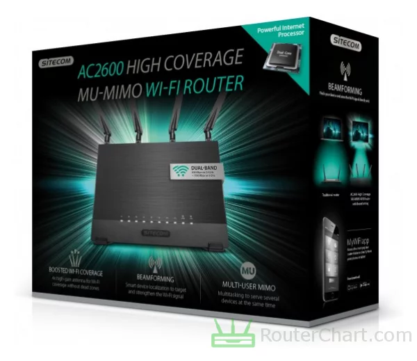 Sitecom AC2600 High Coverage Wi-Fi Router (WLR-9500) / 6