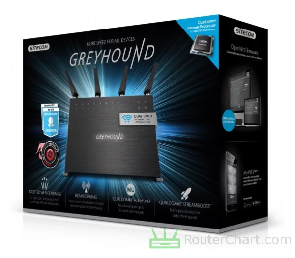 Sitecom Greyhound Wi-Fi Router AC2600 (GHV1001) / 1