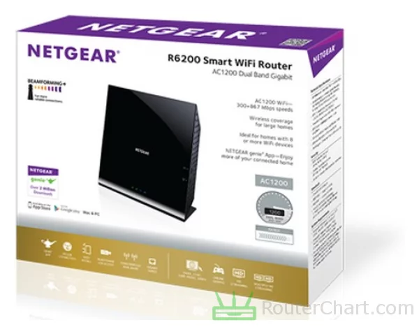 Netgear Smart WiFi Router AC1200 R6200 v2 (R6200V2) / 2