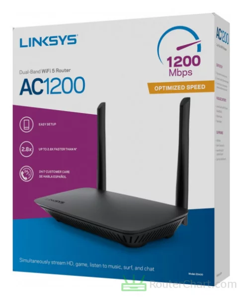 Linksys E5400 Dual-Band WiFi 5 AC1200 (E5400) / 4
