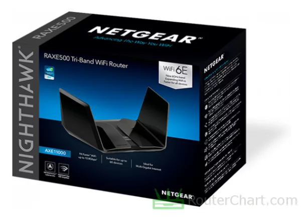 Netgear Nighthawk AXE11000 Tri-Band WiFi 6E (RAXE500) / 3