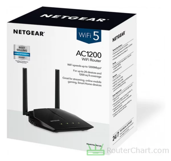 Netgear AC1200 WiFi 5 (R6120) / 3
