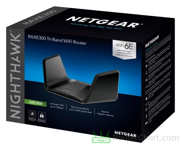 Netgear Nighthawk AXE7800 Tri-Band WiFi 6E (RAXE300) / 6